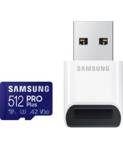 Samsung PRO+ Plus 2021 MicroSDXC 512GB Class10 UHS-I/U3 A2 V30