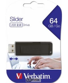 Verbatim Store n Go Slider  64GB USB 2.0