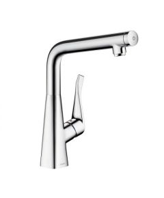 Hansgrohe virtuves izlietnes maisītājs Metris Select 320, stainless steel