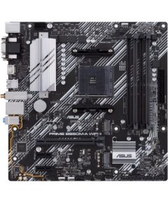 Asus PRIME B550M-A WIFI II Processor family AMD, Processor socket AM4, DDR4 DIMM, Memory slots 4, Supported hard disk drive interfaces 	SATA, M.2, Number of SATA connectors 4, Chipset AMD B550, microATX