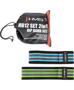 Pretestības gumiju komplekts HB12 SET 2in1 HIP BAND SET HMS