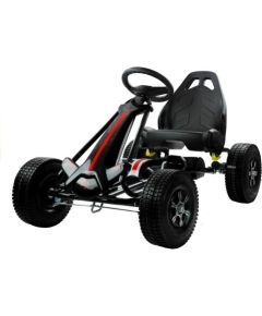 Kartings ar pedāļiem Monster Gokart, melns