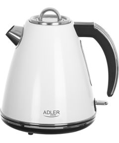 Adler Kettle AD 1343	 Electric, 2200 W, 1.5 L, Stainless steel, 360° rotational base, White