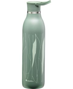 Aladdin Termopudele CityLoop Thermavac eCycle Water Bottle 0.6L pārstrādāta nerūs. tērauda / pelēcīgi zaļa Leaf