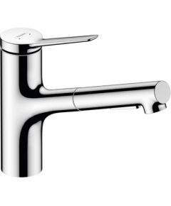 Hansgrohe virtuves izlietnes maisītājs ar izvelkamu dušu Zesis M33-150 2jet, hroms + sBox