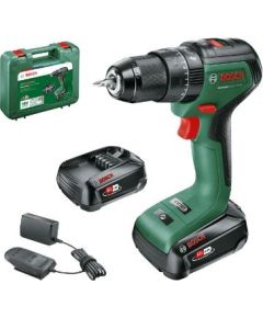 Bosch Cordless drill UniversalDrill 18V-60, (2x2.0Ah), 0-500 / 1.900 min.-1