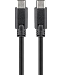 Goobay 67976 USB-C 3.1 generation 1 cable, black, 1m
