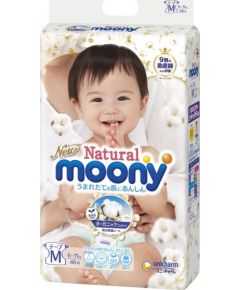 Moony Natural M autiņbiksītes, 6-11 kg, 46 gab