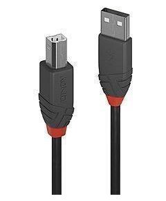 CABLE USB2 A-B 0.2M/ANTHRA 36670 LINDY