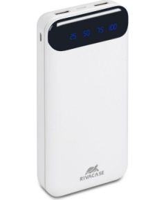 POWER BANK USB 20000MAH/WHITE VA2280 RIVACASE