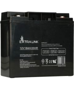 Extralink AKUMULATOR BATTERY ACCUMULATOR AGM 12V 18AH - Batterie - 18.000 mAh Sealed Lead Acid (VRLA) 13.5 V