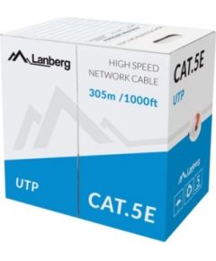 LANBERG CABLE UTP KAT.5E 305M WIRE CCA BLAU