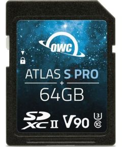 OWC Atlas S Pro SDXC 64GB 290/276MB/s UHS-II V90 1830TBW