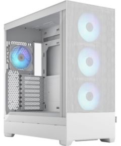 Fractal Design Pop XL Air RGB White TG Clear Tint, E-ATX up to 280 mm, ATX , mATX, Mini ITX, Power supply included No