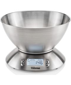 Tristar Kitchen scale KW-2436 Maximum weight (capacity) 5 kg, Graduation 1 g, Display type LCD, Metal steel