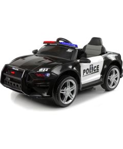 Vienvietīgs BBH0007 policijas elektromobilis, melns