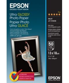 Epson Ultra Glossy Photo Paper 50 sheets, 13 x 18 cm, 300 g/m²