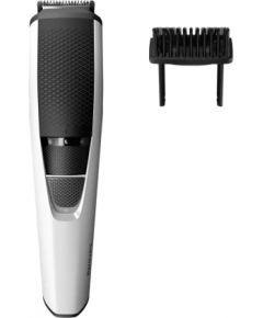 Philips Beard Trimmer BT3206/14 Cordless, Step precise 1 mm, 10 integrated length settings, Black/Silver