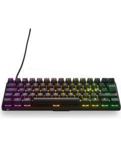SteelSeries Gaming Keyboard Apex Pro Mini, RGB LED light, NOR, Black, Wired