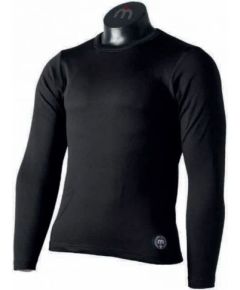 Mico Man Long Sleeves Round Neck Shirt Superthermo / Melna / M