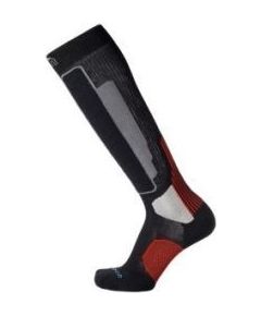 Mico Ski Sock Medium Oxi Jet Line / Melna / 38-40