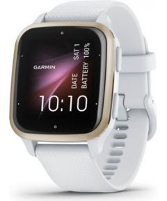 Garmin Venu Sq 2, white/cream gold