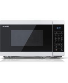 Sharp YC-MG02E-W microwave Countertop 20 L 800 W Blue, White