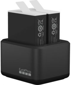 GoPro Dual charger + 2 Enduro batteries Hero9/10/11/12 Black (ADDBD-211-EU)