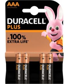 Duracell Plus MN2400 AAA, Alkaline, 4 pc(s)