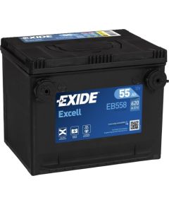 Exide Excell EB558 12V 55Ah 620A 230x180x186 EB558