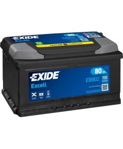 Exide Excell EB802 12V 80Ah 700A 315x175x175 EB802