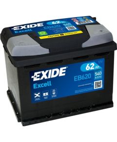 Exide Excell EB620 12V 62Ah 540A 242x175x190 EB620