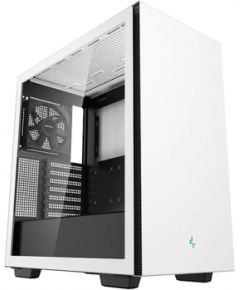 Deepcool MID TOWER CASE CH510 Side window, White, Mid-Tower, Power supply included No