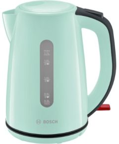 Bosch TWK7502 Tējkanna 1.7 L 2200 W Grey, Turquoise