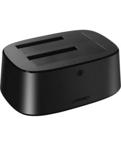 UGREEN CM198 docking station for HDD/SSD, 2.5''/3.5'', USB 3.0 (black)