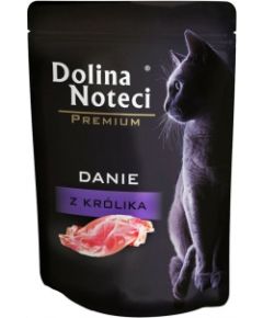 Dolina Noteci Rabbit dish for cats 85g