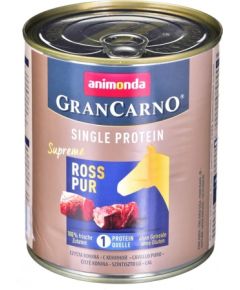 ANIMONDA GranCarno Single Protein flavor: horse meat - 800g can