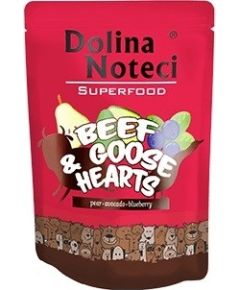 Dolina Noteci Superfood - Beef and Goose Hearts - wet dog food - 300 g