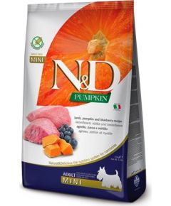 FARMINA N&D GF PUMPKIN DOG LAMB&BLUEBERRY ADULT MINI 7kg