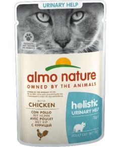 Almo Nature Holistic Urinary help - wet food for adult cats with chicken - 70g