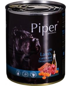 Dolina Noteci Piper with lamb, carrot and brown rice - Wet dog food 800 g