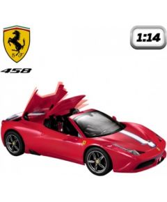 Rastar Radiovadāmā mašīna Ferrari 458 1:14 6 virz., lukturi, jumts, baterijas, 6+ CB41219