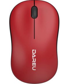 Wireless mouse Dareu LM106 2.4G 1200 DPI (black&red)