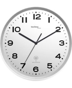 TECHNOLINE WT8500 radio wall clock silver 30 cm