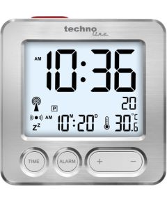 Technoline WT 265 alarm clock Digital alarm clock Silver