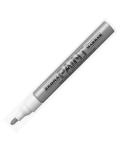 Noturīgais marķieris ZEBRA PAINT MARKER, 2 mm,  sudraba