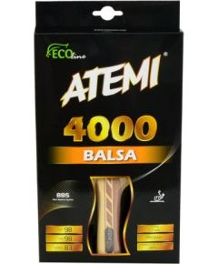 Galda tenisa rakete Atemi 4000 Balsa Concave 17204