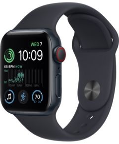 Apple Watch SE 2 GPS + Cellular 40mm Sport Band, midnight (MNPL3EL/A)