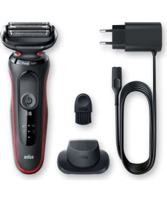 Braun 51-R1200s Black/Red bārdas skuveklis