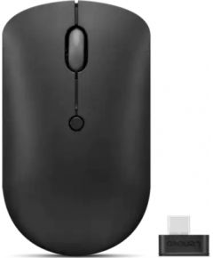 Lenovo Wireless Compact Mouse 400 Black, 2.4G Wireless via USB-C receiver